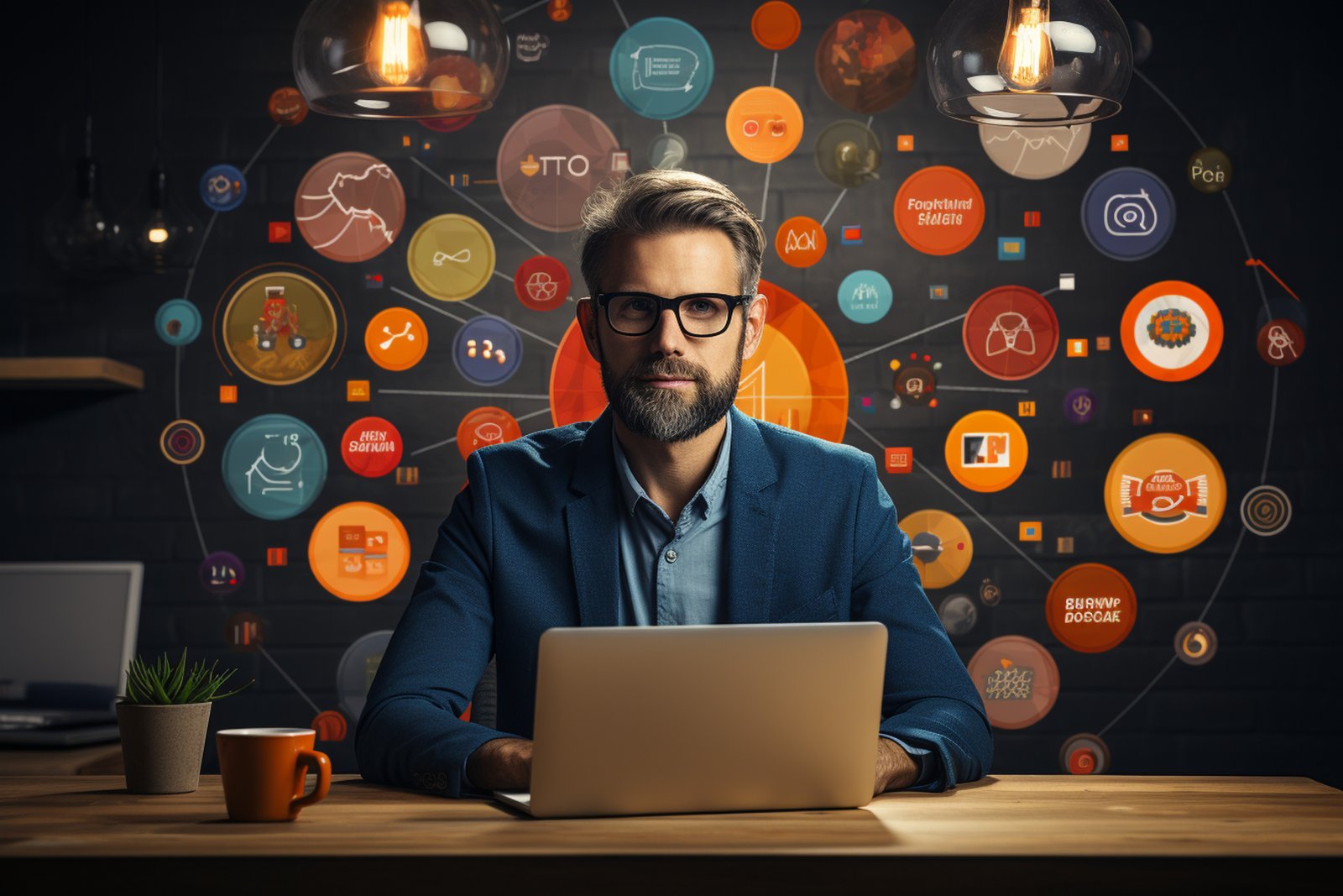 First slide background